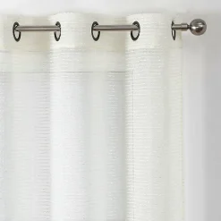 Hoboken Grommet Top Sheer Set of 2 Curtain Panel