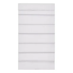 Home Basics Classic Cotton Twill Fabric With Blackout Liner Custom Cordless Blackout Roman Shade