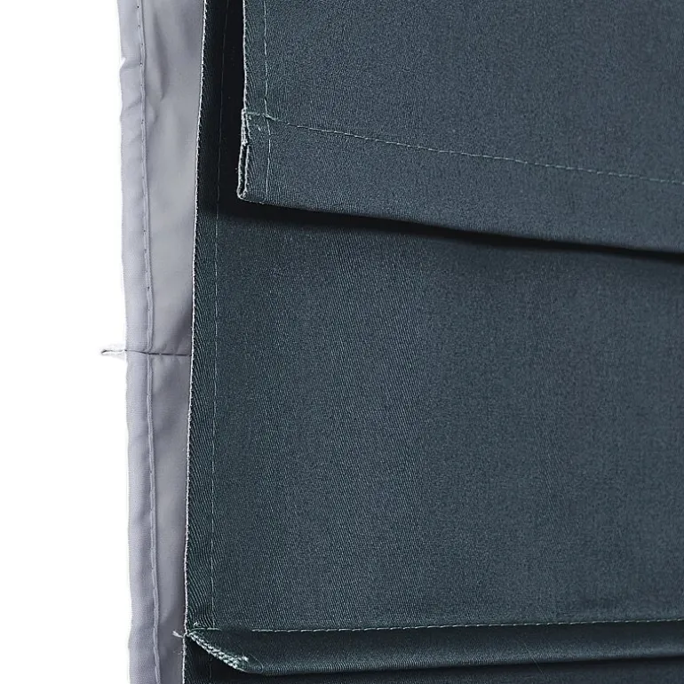 Home Basics Classic Cotton Twill Fabric With Blackout Liner Custom Cordless Blackout Roman Shade