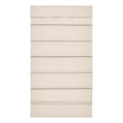 Home Basics Classic Cotton Twill Fabric With Blackout Liner Custom Cordless Blackout Roman Shade