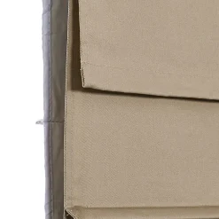 Home Basics Classic Cotton Twill Fabric With Blackout Liner Custom Cordless Blackout Roman Shade