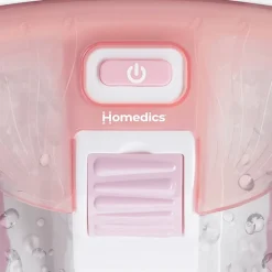 HoMedics Deluxe Footspa + Pumice Stone + Moisturizing Gel Socks Foot Bath