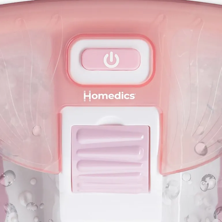 HoMedics Deluxe Footspa + Pumice Stone + Moisturizing Gel Socks Foot Bath