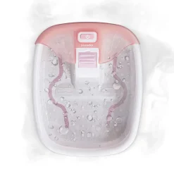 HoMedics Deluxe Footspa + Pumice Stone + Moisturizing Gel Socks Foot Bath