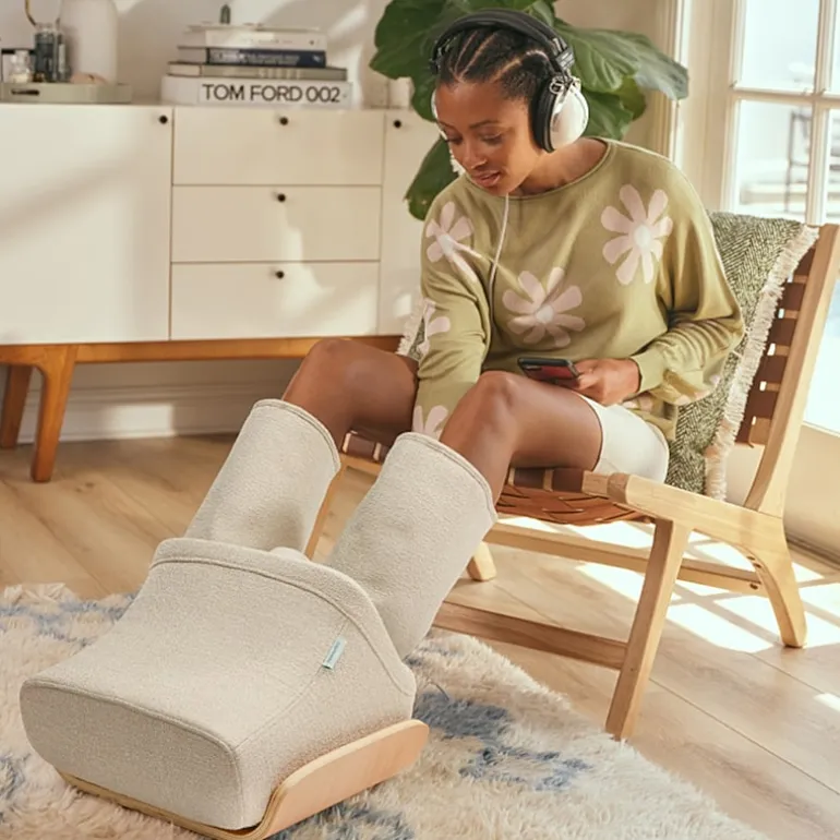HoMedics Luxe Compression Foot And Calf Massager