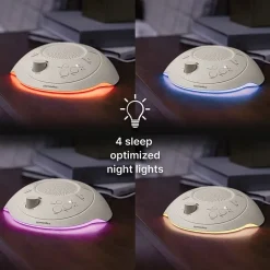 HoMedics Portable Sound Machine With Night Light Sound Machine