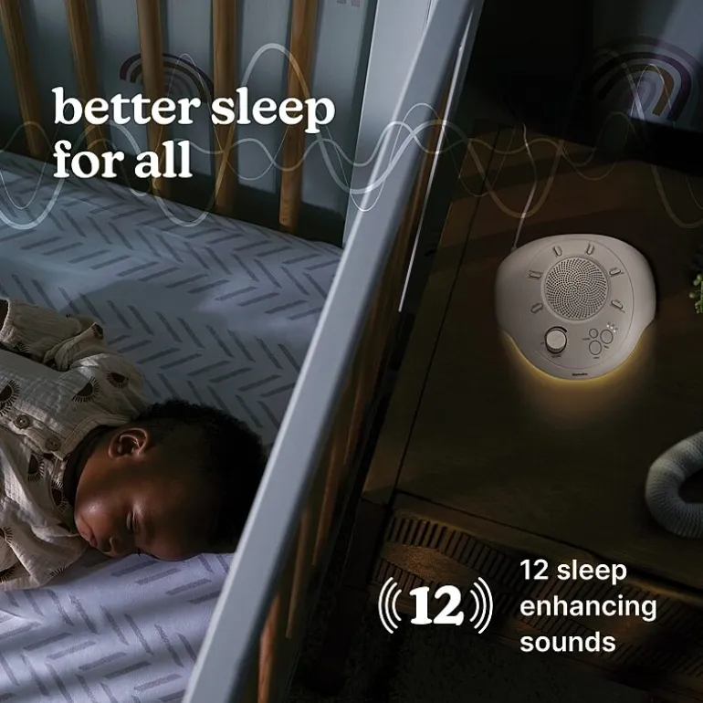 HoMedics Portable Sound Machine With Night Light Sound Machine