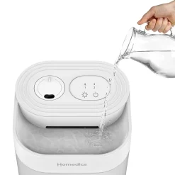 HoMedics Top-Fill 50hr Ultrasonic With Night Light Humidifier