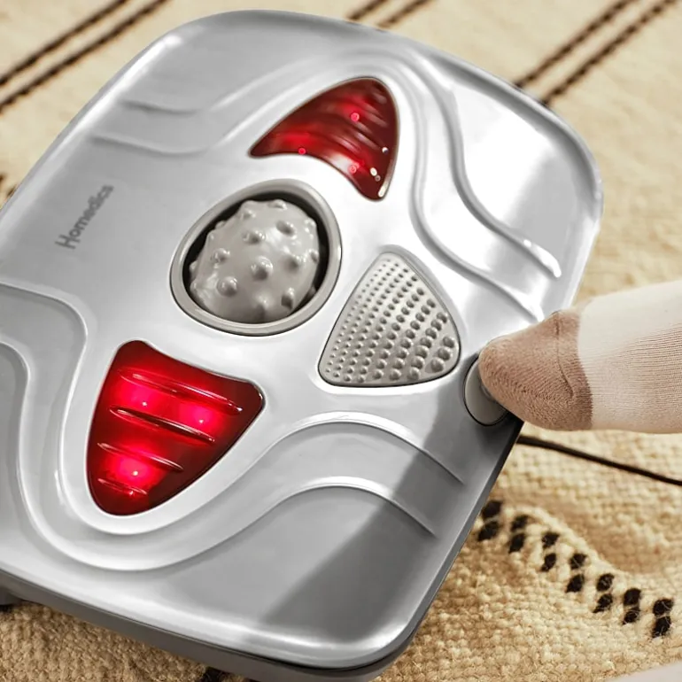 HoMedics Vibration Foot Massager With Soothing Heat Massager