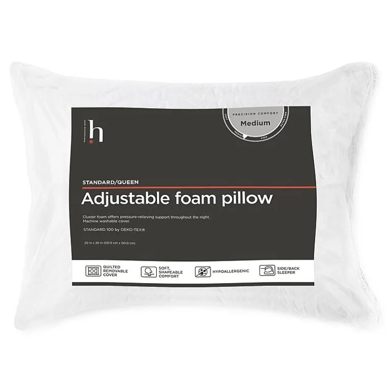 Home Expressions Adjustable Foam Pillow