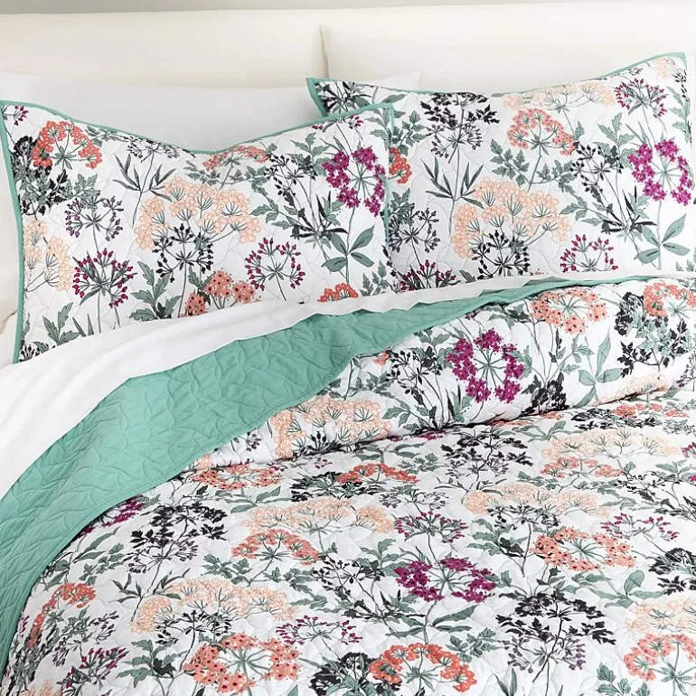 Home Expressions Avery Floral Quilt Set