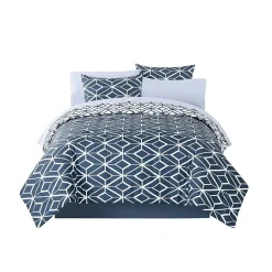 Home Expressions Ayden Geometric Reversible Complete Bedding Set with Sheets