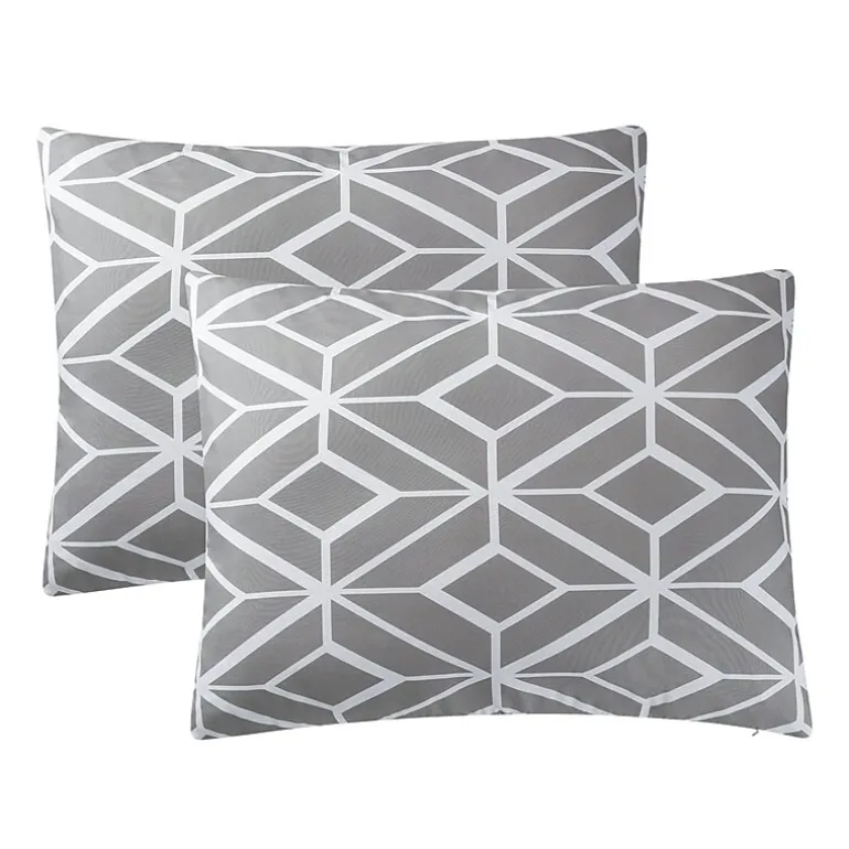 Home Expressions Ayden Geometric Reversible Complete Bedding Set with Sheets