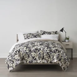 Home Expressions Casey Leaves Complete Bedding Set with Sheets