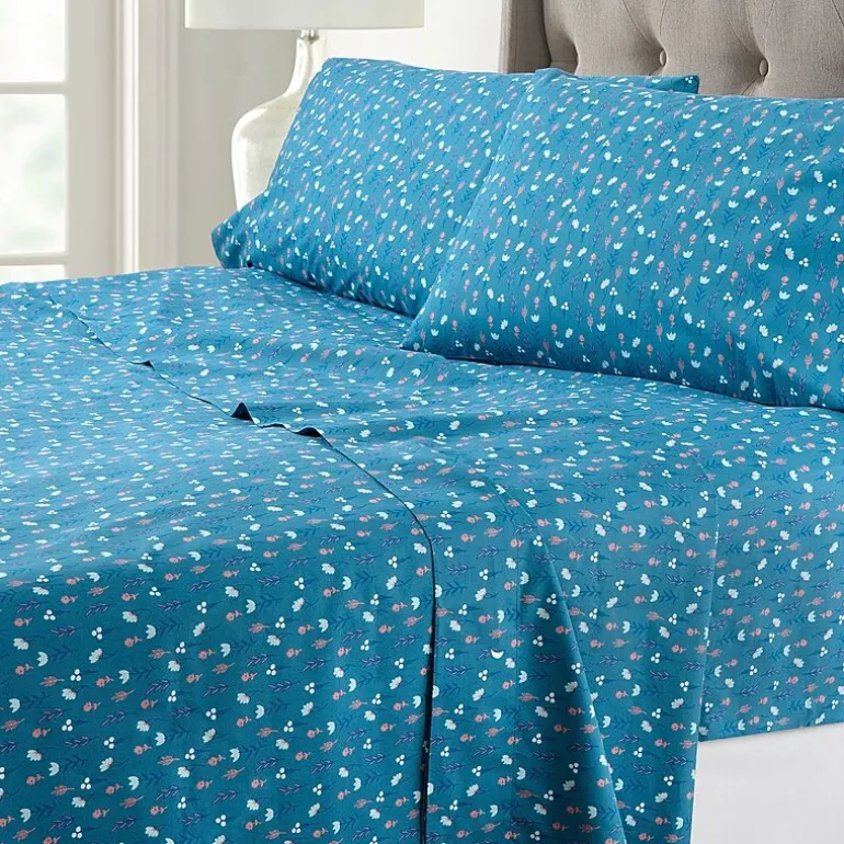 Home Expressions Cool And Crisp 6pc Cotton Percale Sheet Set