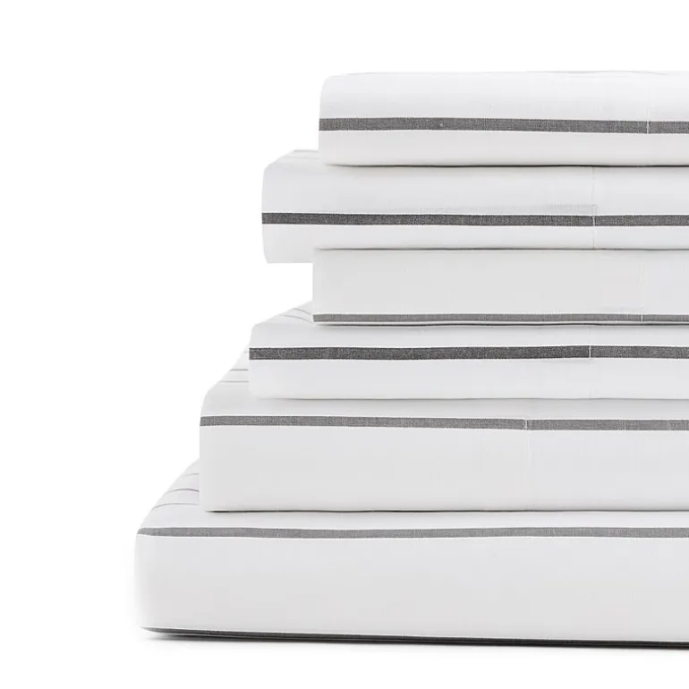 Home Expressions Cool And Crisp 6pc Cotton Percale Sheet Set