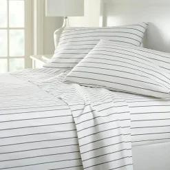 Home Expressions Cool And Crisp 6pc Cotton Percale Sheet Set