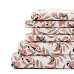 Home Expressions Cool And Crisp 6pc Cotton Percale Sheet Set