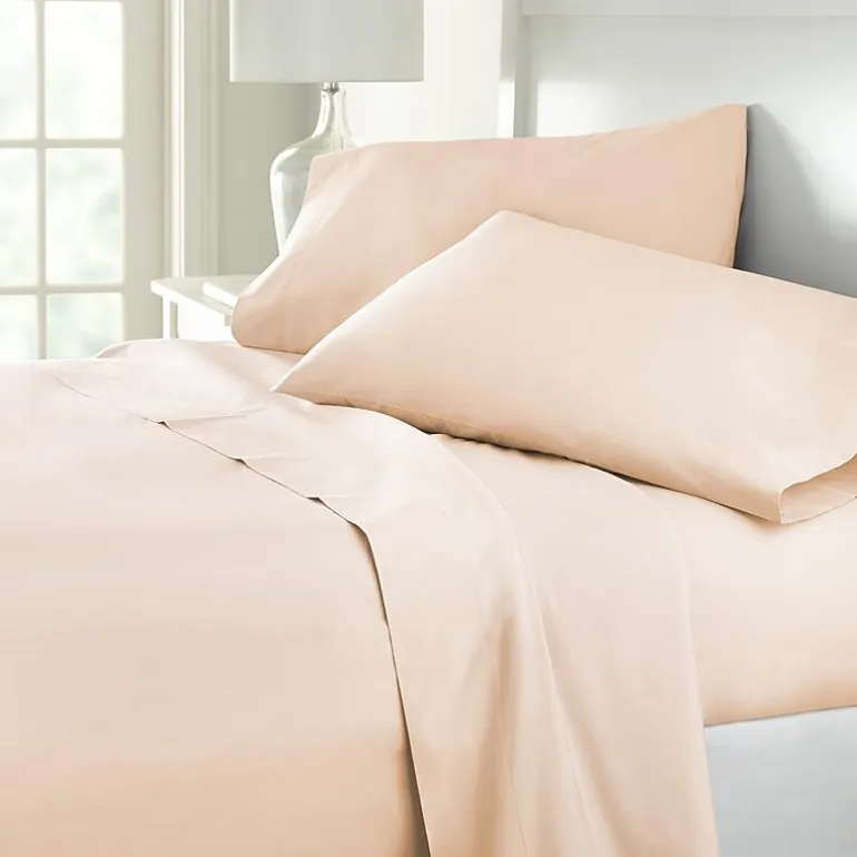 Home Expressions Cool and Crisp Cotton Percale Sheet Set