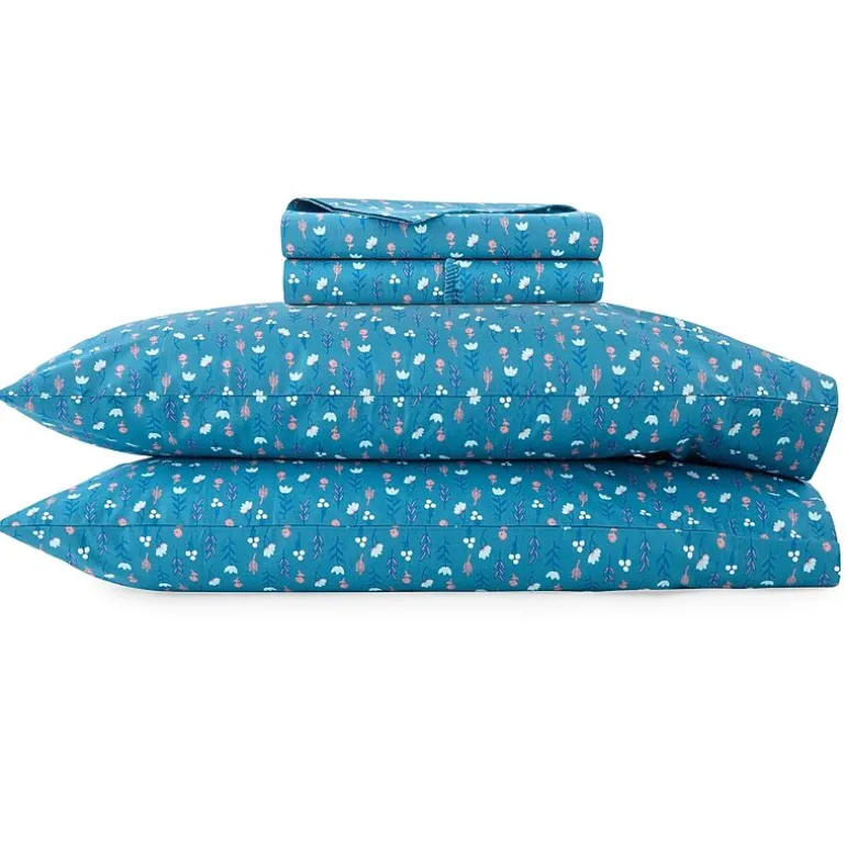 Home Expressions Cool and Crisp Cotton Percale Sheet Set