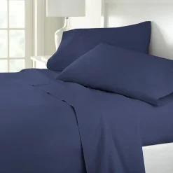Home Expressions Cool and Crisp Cotton Percale Sheet Set