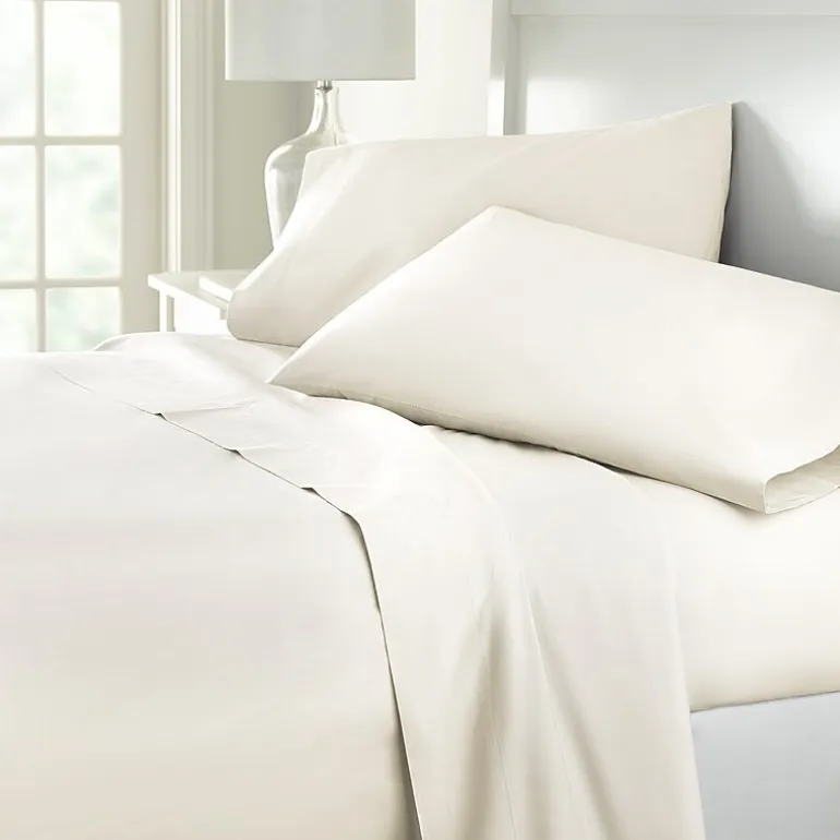 Home Expressions Cool and Crisp Cotton Percale Sheet Set