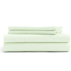 Home Expressions Cool and Crisp Cotton Percale Sheet Set