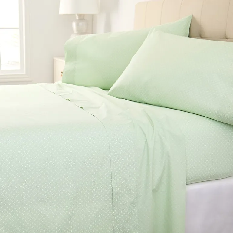Home Expressions Cool and Crisp Cotton Percale Sheet Set