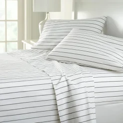 Home Expressions Cool and Crisp Cotton Percale Sheet Set