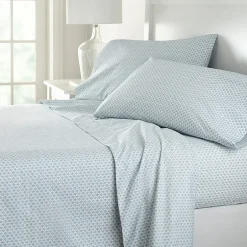 Home Expressions Cool and Crisp Cotton Percale Sheet Set