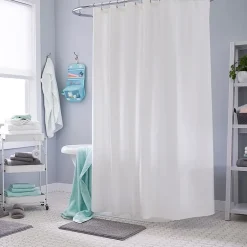 Home Expressions Dobby Stripe Shower Curtain