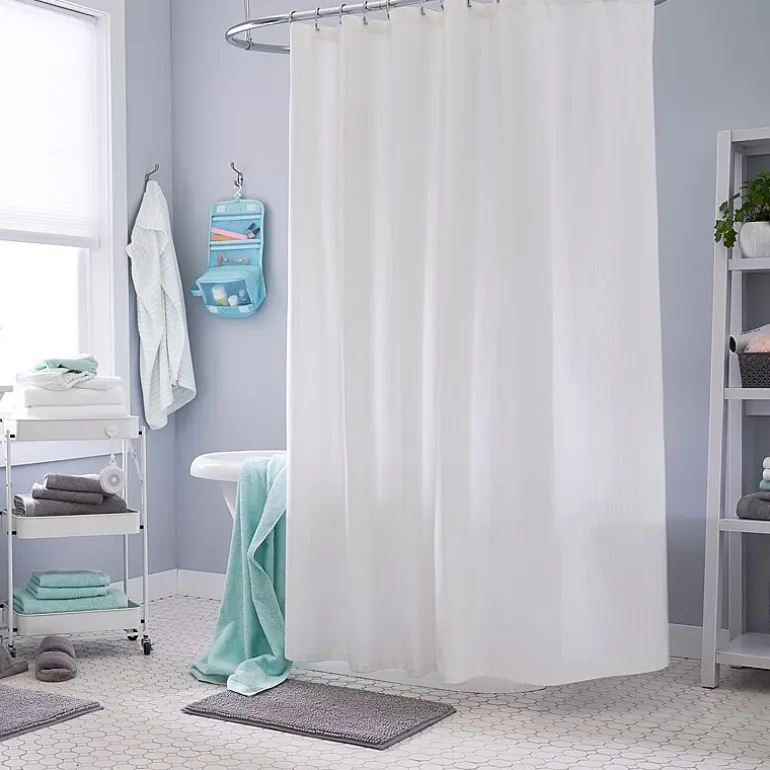 Home Expressions Dobby Stripe Shower Curtain