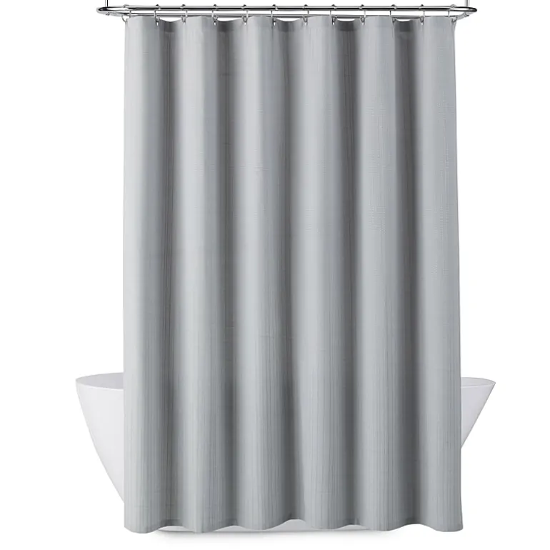 Home Expressions Dobby Stripe Shower Curtain