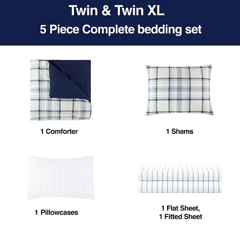 Home Expressions Harrison Complete Bedding Set with Sheets