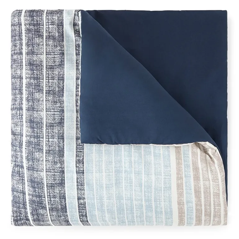 Home Expressions Mercer Stripes Complete Bedding Set With Sheets
