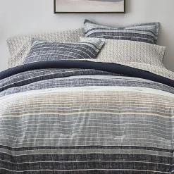 Home Expressions Mercer Stripes Complete Bedding Set With Sheets