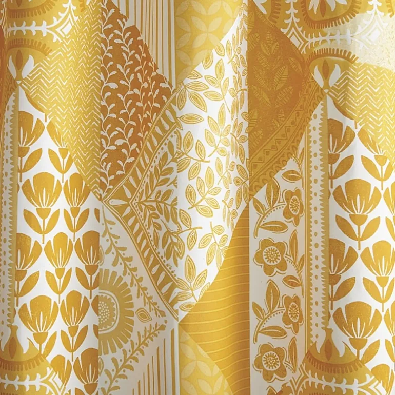 Home Expressions Patchwork Petals Shower Curtain