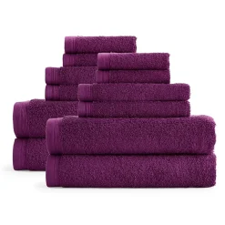 Home Expressions 12-pc. Solid Bath Towel Set