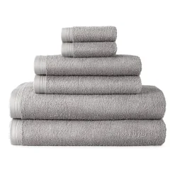 Home Expressions 6-pc. Solid Bath Towel Set