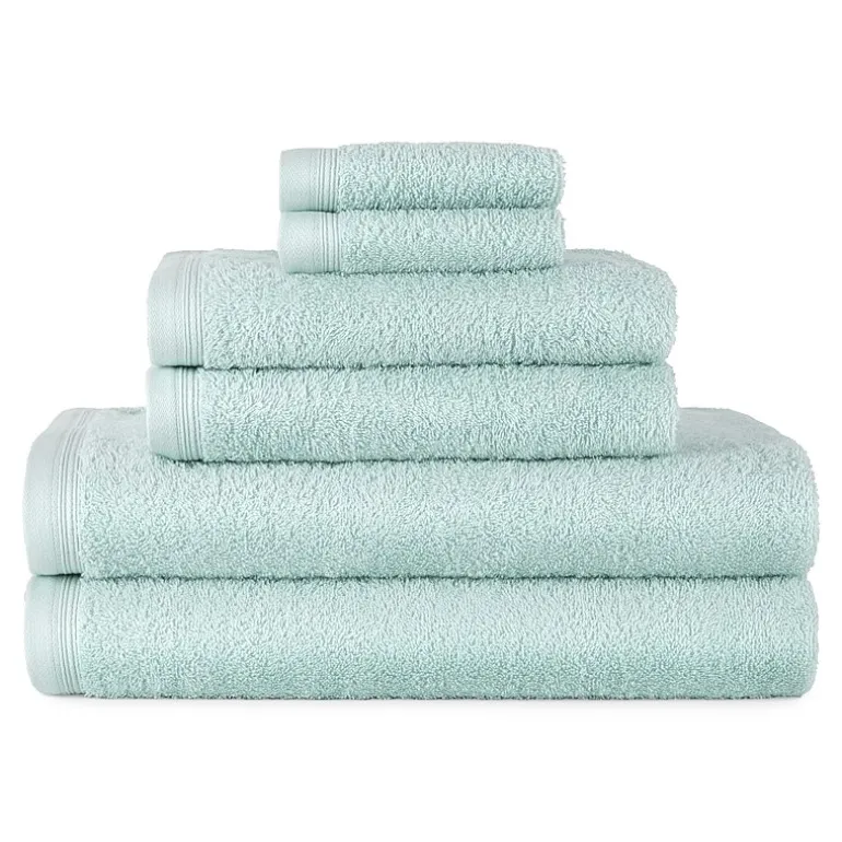 Home Expressions 6-pc. Solid Bath Towel Set