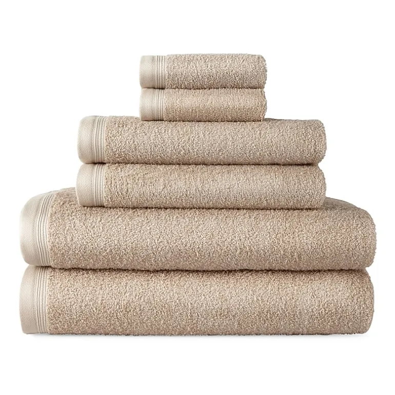 Home Expressions 6-pc. Solid Bath Towel Set