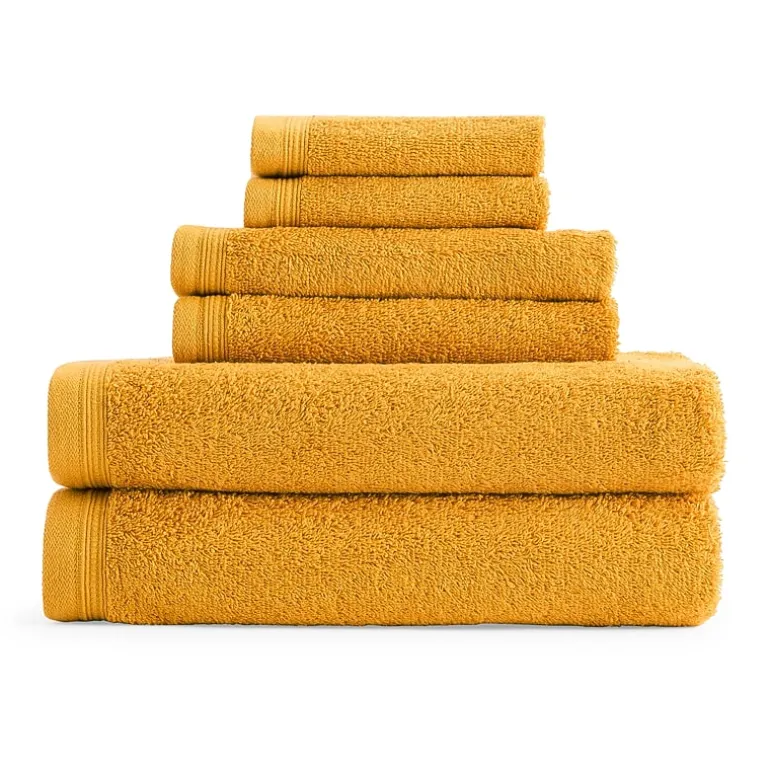 Home Expressions 6-pc. Solid Bath Towel Set