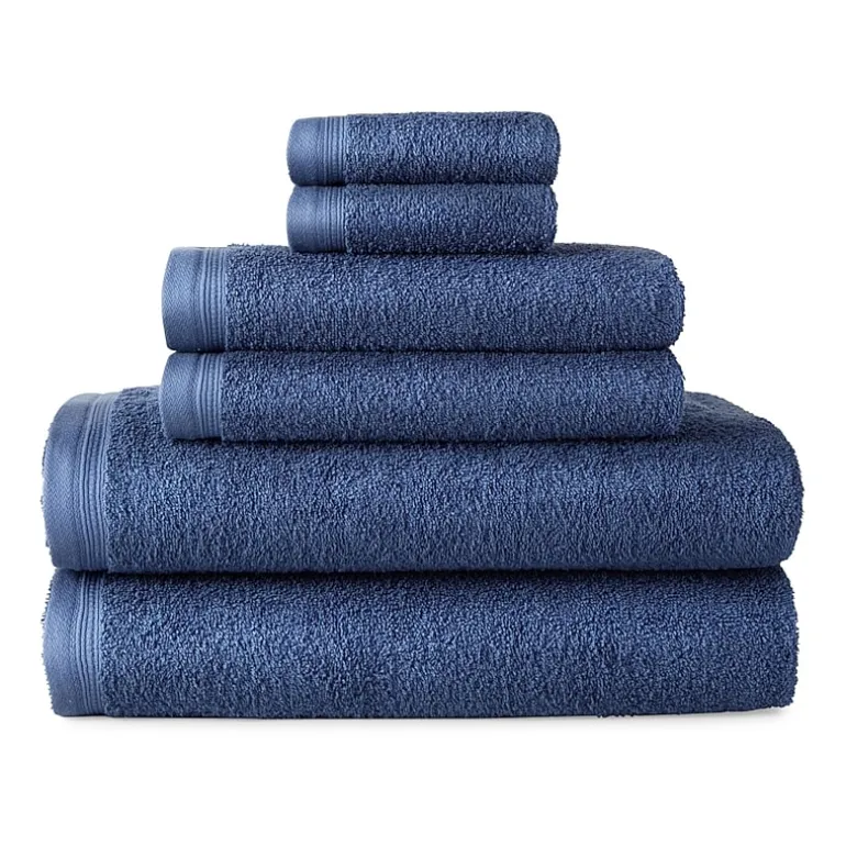 Home Expressions 6-pc. Solid Bath Towel Set