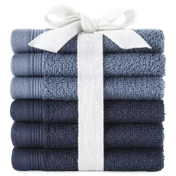 Home Expressions 6pc Washcloth Set