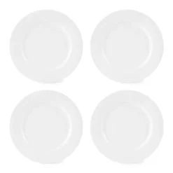 Home Expressions Porcelain Rim 4-pc. Dinner Plates
