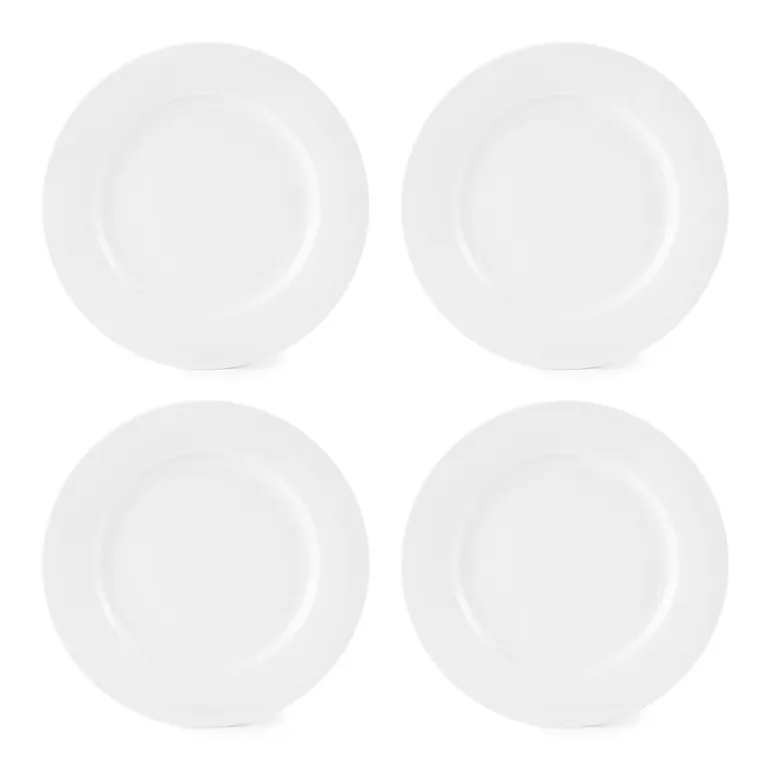 Home Expressions Porcelain Rim 4-pc. Dinner Plates