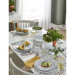 Home Expressions Porcelain Rim 4-pc. Dinner Plates