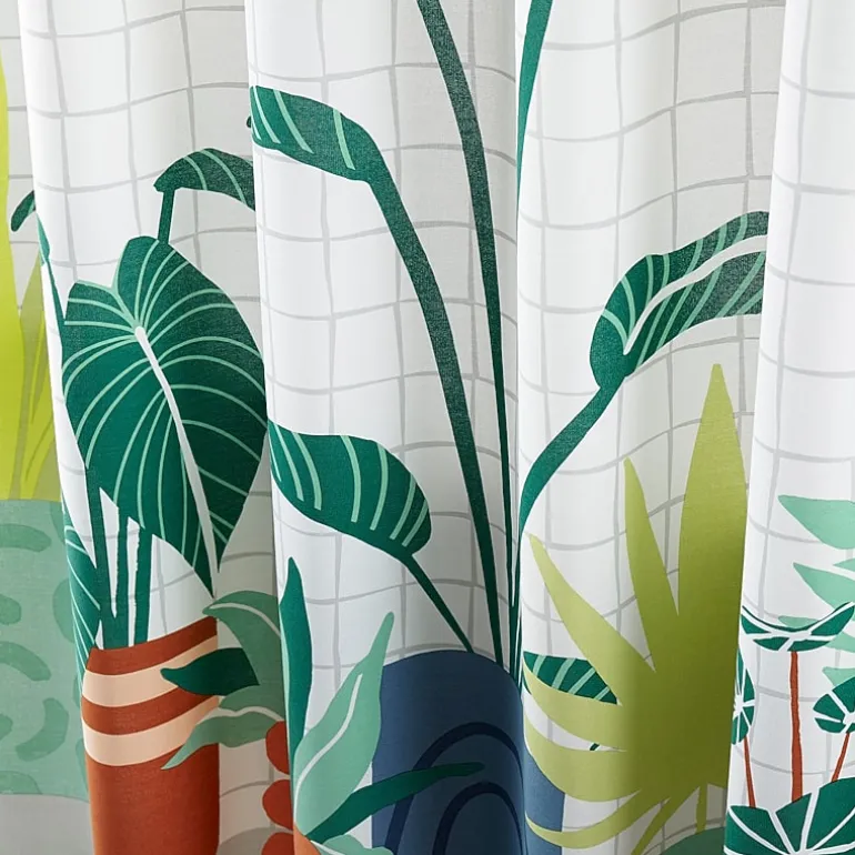 Home Expressions Potted Plant Shower Curtain