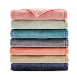 Home Expressions Velvet Plush Solid Throw