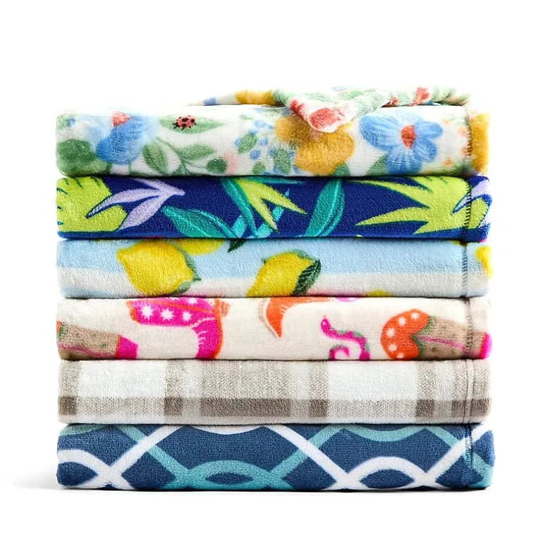 Home Expressions Velvet Plush Print Throw